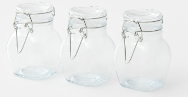 Sinsay - Súprava pohárov so zacvakávacím viečkom 3 pack - clear