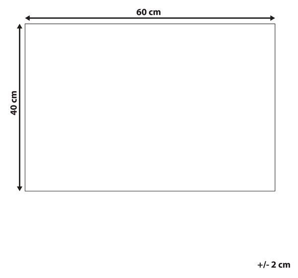 Rohožka prírodná kokosové vlákno protišmyková spodná strana 40 x 60 cm námorný motív moderný štýl