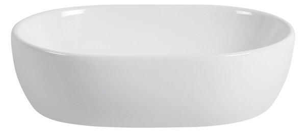 Erga Della, umývadlo na dosku 475x340x140 mm, biela lesklá, ERG-V03-DELLA48-WH