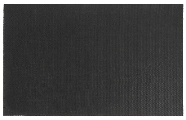 Rohožka modrá kokosové vlákno 50 x 80 cm protišmyková spodná strana rohož so vzorom kvetov moderná
