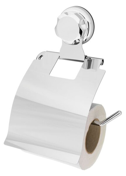 Samodržiaci kovový držiak na toaletný papier v striebornej farbe Bestlock Bath – Compactor