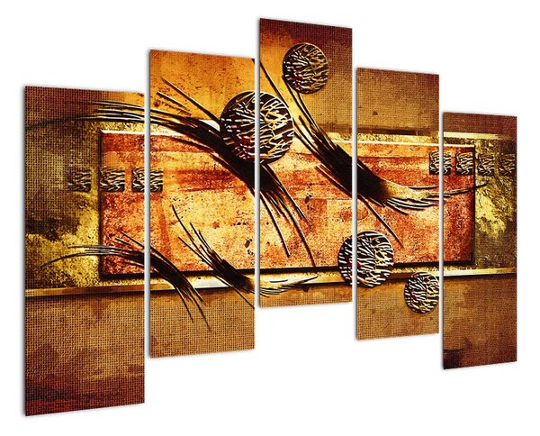 Moderný obraz - abstrakcie (Obraz 125x90cm)