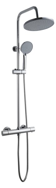 Invena Volos, sprchová sada s termostatickou batériou, chrómová, INV-AU-37-T01-V
