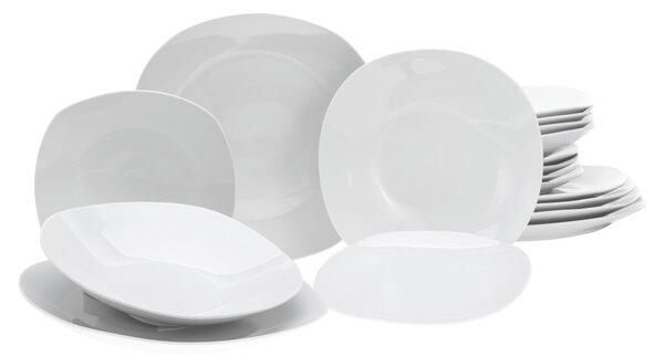 JEDÁLENSKÝ SERVIS SQUARE WEISS 18-dielne Creatable - Online Only bytové doplnky, Online Only