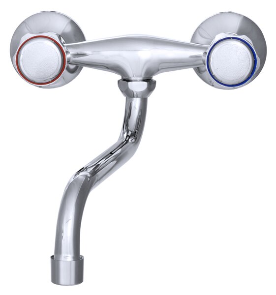 Gamma Clasic S, nástenná drezová batéria 150mm, chrómová, GMA-BCCS-S-CH