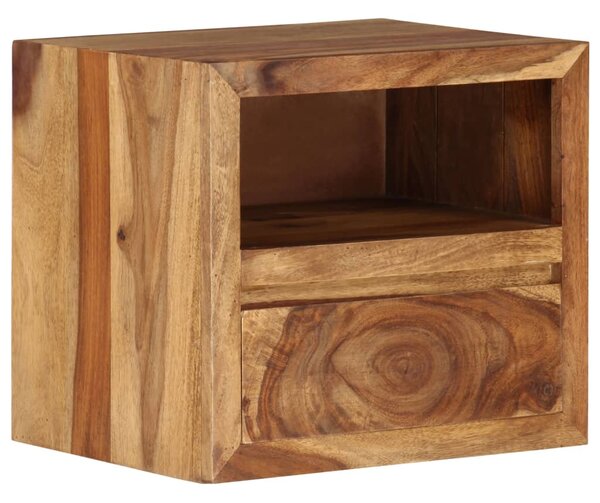 Nočný stolík, masívne sheeshamové drevo 40x30x35 cm