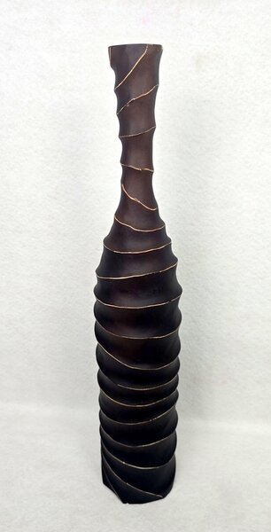 Váza SURIN, mangové drevo, 65 cm, ručná práca