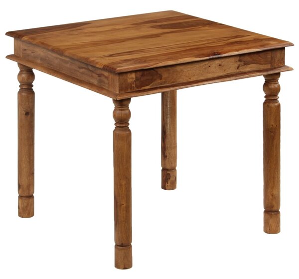 Jedálenský stôl masívne sheeshamové drevo 80x80x77 cm