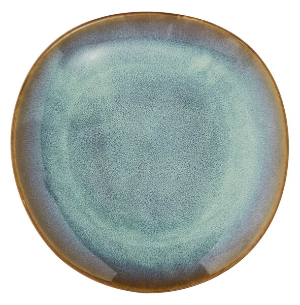 Obedový tanier Green Reactive Glaze