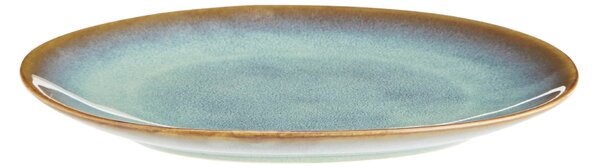 Obedový tanier Green Reactive Glaze