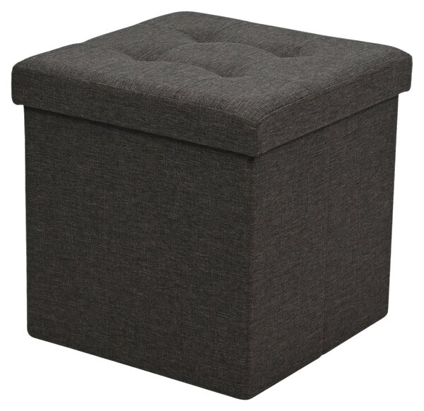 ÚLOŽNÝ BOX NA SEDENIE, textil, kompozitné drevo, 38/38/38 cm Carryhome - Kreslá