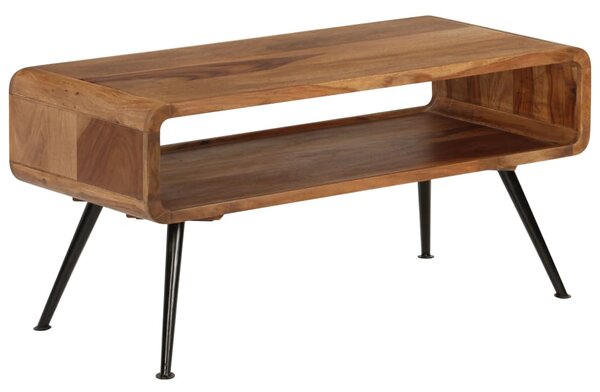 Konferenčný stolík z masívneho sheeshamového dreva 95x40x45 cm