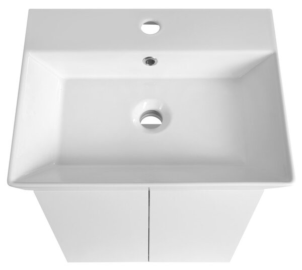 Aqualine Aqualine, PANEDA umývadlová skrinka 45x55x34,2cm, biela, PN245