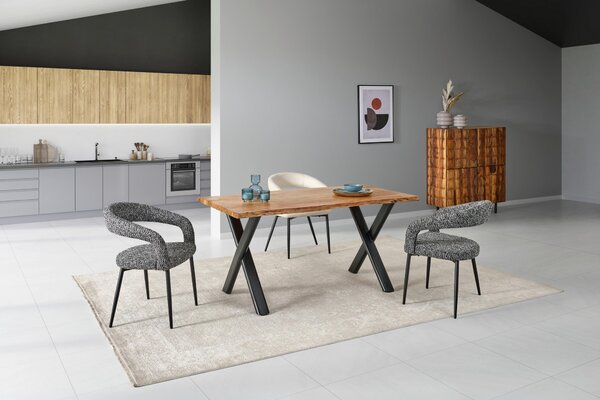JEDÁLENSKÝ STÔL, akácia, prírodná farba, 160/90/76 cm P & B - Online Only jedálne, Online Only