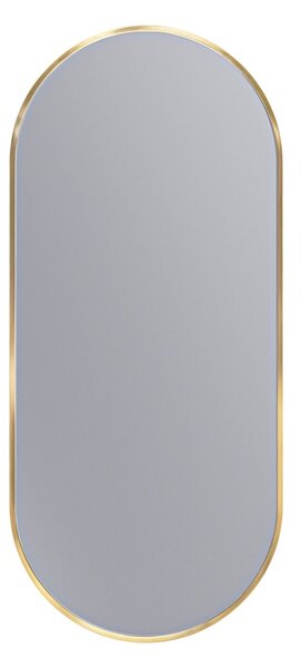 Erga Oval, oválne zrkadlo 40x90cm, zlatý rám, ERG-V01-OVAL-4090-GD