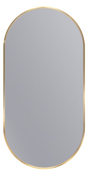 Erga Oval, oválne zrkadlo 45x90cm, zlatý rám, ERG-V01-OVAL-4590-GD