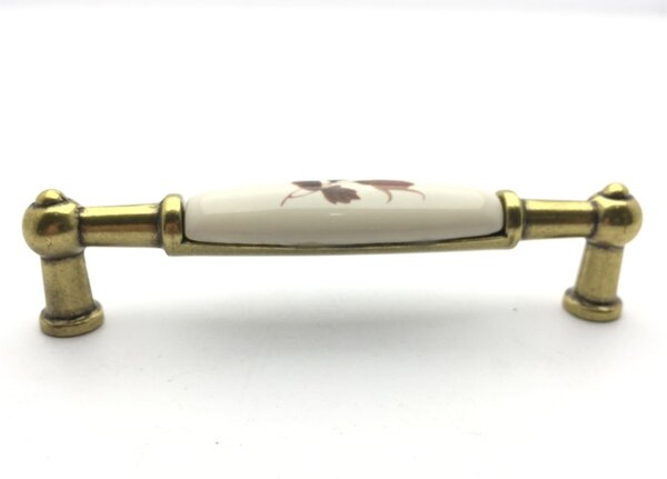 Interex ARDENIA zlatá antik/ porcelán/ lístok 96 mm