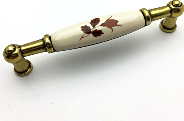 Interex ARDENIA zlatá antik/ porcelán/ lístok 96 mm
