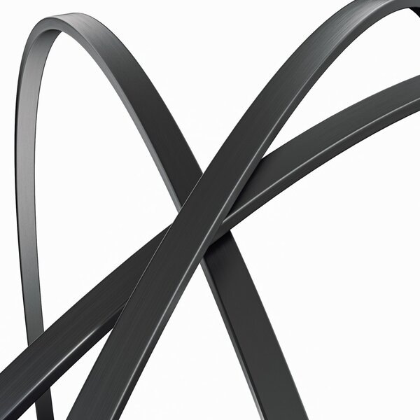 Erga Round, okrúhle zrkadlo 30cm, čierny rám, ERG-V01-ROUND-3030-BK