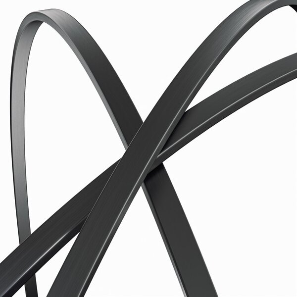 Erga Round, okrúhle zrkadlo 50cm, čierny rám, ERG-V01-ROUND-5050-BK