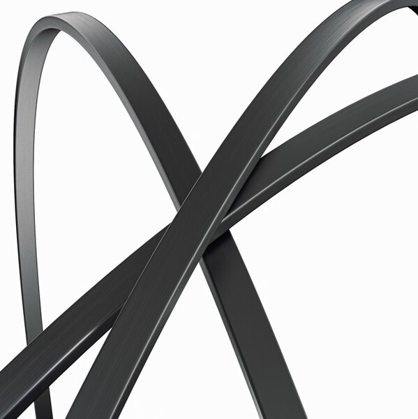 Erga Round, okrúhle zrkadlo 60cm, čierny rám, ERG-V01-ROUND-6060-BK