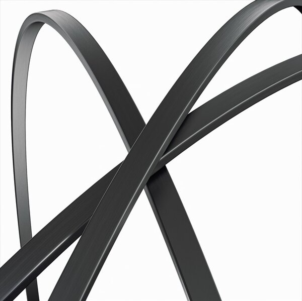 Erga Round, okrúhle zrkadlo 80cm, čierny rám, ERG-V01-ROUND-8080-BK
