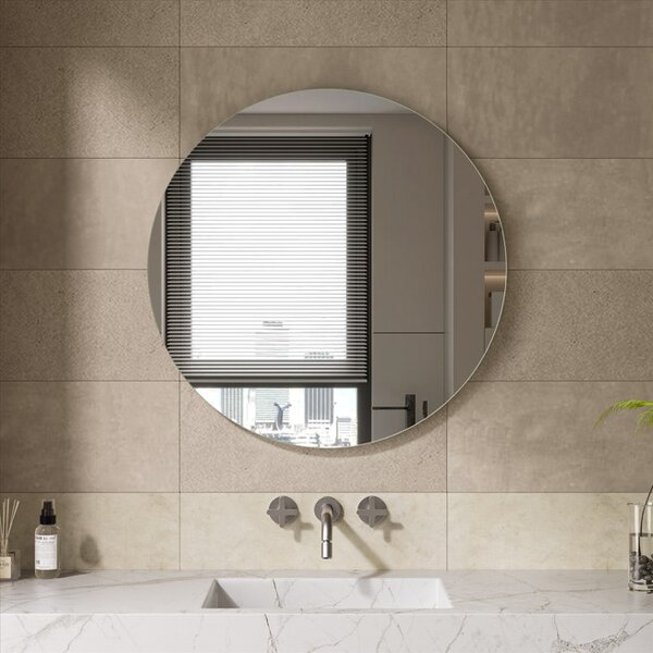 Erga Round, okrúhle zrkadlo 80cm, ERG-V01-ROUND-8080-CL
