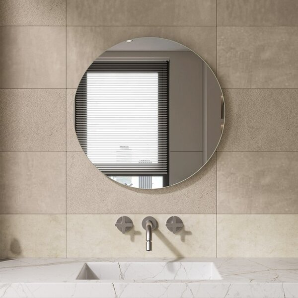 Erga Round, okrúhle zrkadlo 60cm, ERG-V01-ROUND-6060-CL