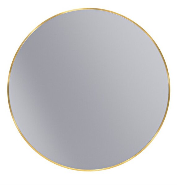 Erga Round, okrúhle zrkadlo 90cm, zlatý rám, ERG-V01-ROUND-9090-GD
