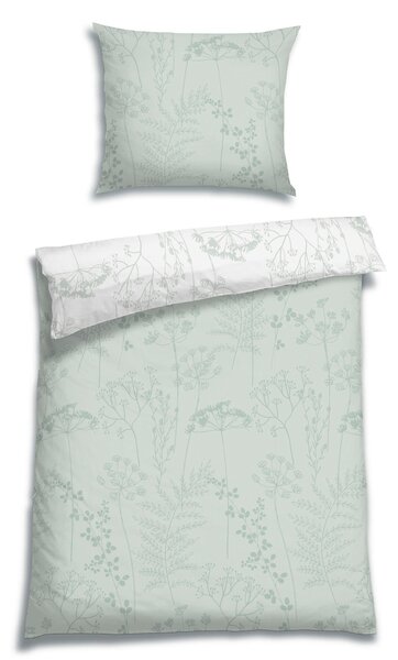 POSTEĽNÁ BIELIZEŇ, flanel, šalviovozelená, 140/200 cm Florella - Obliečky & plachty