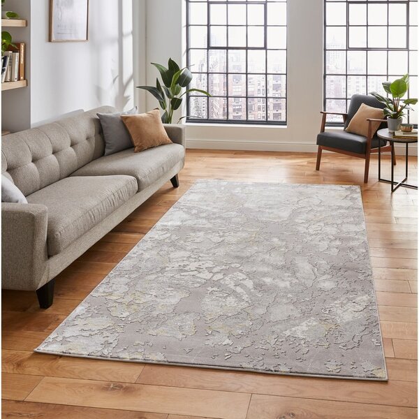 Šedý/v zlatej farbe koberec 170x120 cm Apollo - Think Rugs