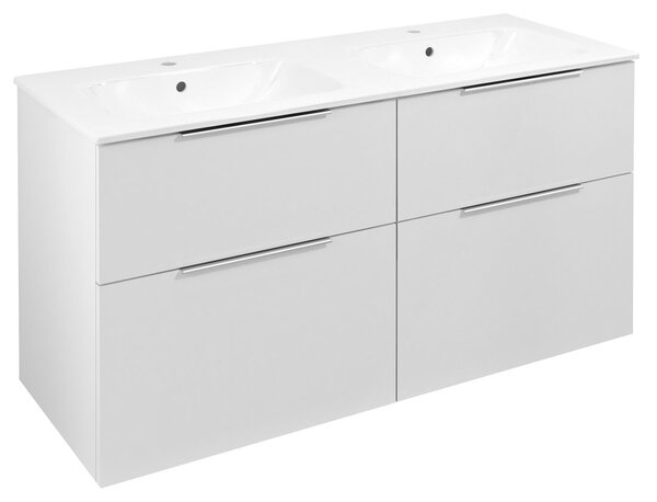 Sapho Sapho, CIRASA umývadlová skrinka 118,4x64x46cm, biela lesk, CR121-3030-21