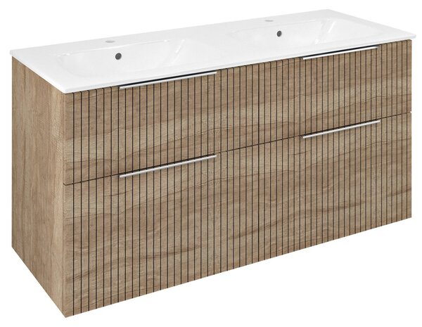 Sapho Sapho, CIRASA STRIP umývadlová skrinka 118,4x64x46cm, dub alabama, CR121-2322-21