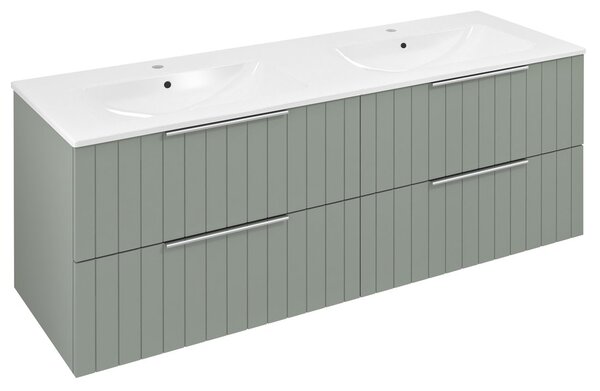 Sapho Sapho, CIRASA STRIP umývadlová skrinka 139,6x52x46cm, verde, CR141-4444S-21