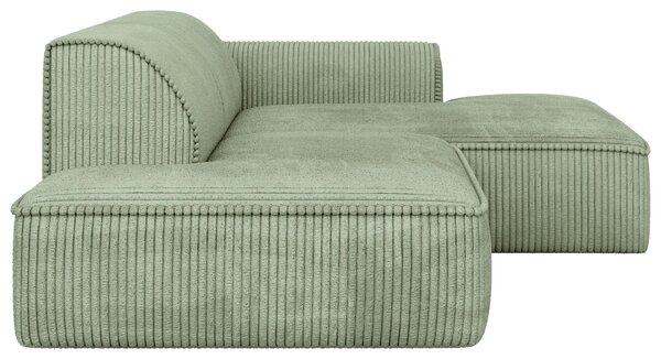 ROHOVÁ SEDAČKA, plast, textil, kompozitné drevo, mätovozelená Livetastic - Sedačky, Online Only