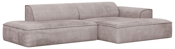 ROHOVÁ SEDAČKA, plast, textil, kompozitné drevo, cappuccino Livetastic - Sedačky, Online Only