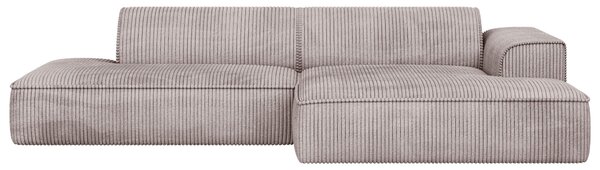 ROHOVÁ SEDAČKA, plast, textil, kompozitné drevo, cappuccino Livetastic - Sedačky, Online Only