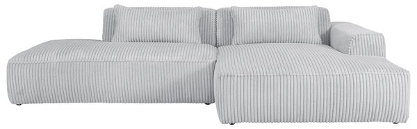 ROHOVÁ SEDAČKA, plast, textil, kompozitné drevo, svetlosivá Livetastic - Sedačky, Online Only