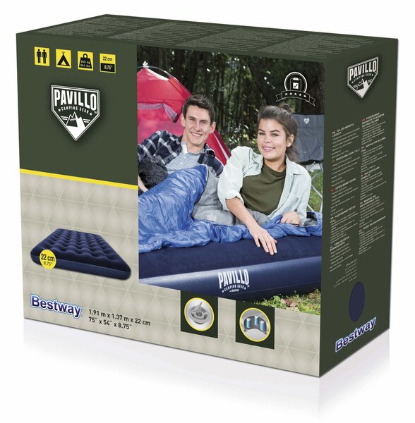Bestway Nafukovací matrac 191 x 137 x 22 cm, 2 osoby - Bestway 67002