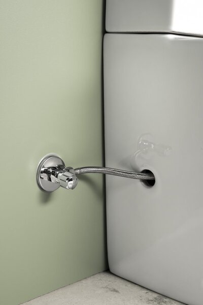 Sapho Sapho, TURKU kombi WC, Vortex Rimless, spodný/zadný odpad, biela, PC104V