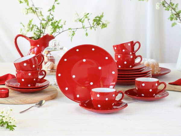 KÁVOVÝ SERVIS Polka Dots bunt 18-dielne Creatable - Online Only bytové doplnky, Online Only