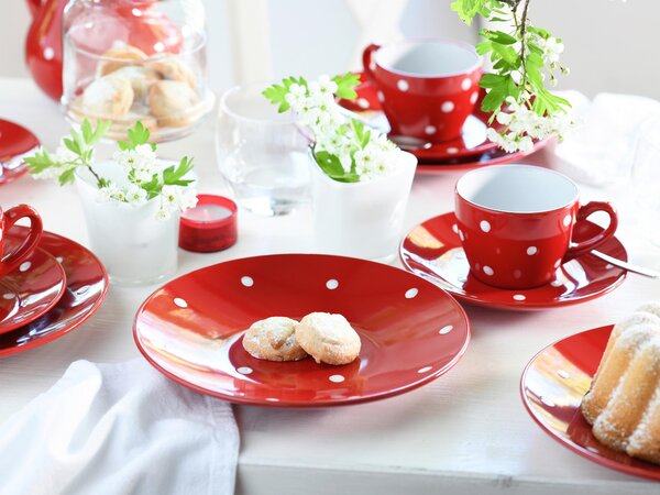 KÁVOVÝ SERVIS Polka Dots bunt 18-dielne Creatable - Online Only bytové doplnky, Online Only