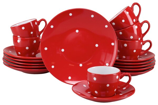 KÁVOVÝ SERVIS Polka Dots bunt 18-dielne Creatable - Online Only bytové doplnky, Online Only