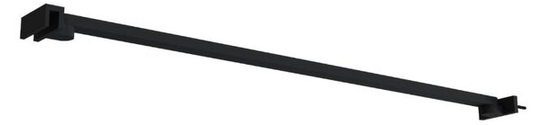 Erga Paris, rohová vzpera pre sprchové zásteny s hrúbkou skla 6/8/10 mm, dĺžka 35cm, čierna matná, ERG-V02-PARIS-BAR35-BK