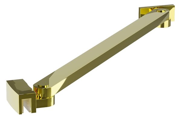 Erga Paris, rohová vzpera pre sprchové zásteny s hrúbkou skla 6/8/10 mm, dĺžka 35cm, zlatá lesklá, ERG-V02-PARIS-BAR35-GD