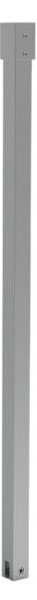 Erga Paris, stropná vzpera pre sprchové zásteny s hrúbkou skla 6(8)mm, dĺžka 62cm, chrómová, ERG-V02-PARIS-BAR62-CR