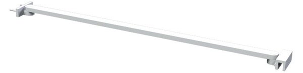 Erga Paris, rohová vzpera pre sprchové zásteny s hrúbkou skla 6/8/10 mm, dĺžka 60cm, biela matná, ERG-V02-PARIS-BAR60-WH