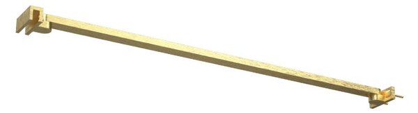 Erga Paris, rohová vzpera pre sprchové zásteny s hrúbkou skla 6/8/10 mm, dĺžka 60cm, zlatá matná, ERG-V02-PARIS-BAR60-GB