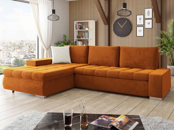 Mirjan24 Rohová pohovka Herkules Premium, Dostupné poťahy: Piano 21 + Piano 21 + Mokka 03 5903211433733