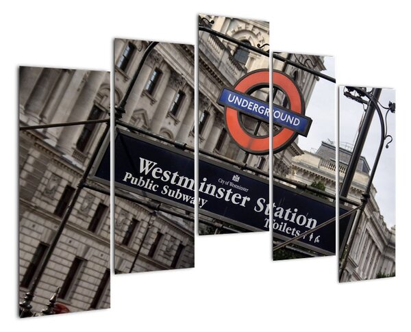Stanica londýnskeho metra - obraz (Obraz 125x90cm)